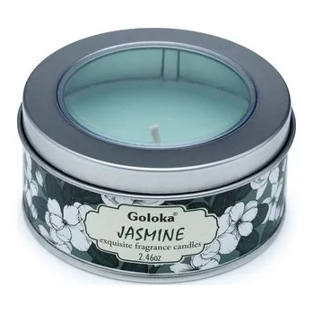 Svíčka Svíčka v plechové krabičce Goloka Nag Champa Jasmín
