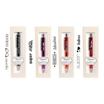 Set školních potřeb Długopis z nadrukiem dla babci w etui GB mix