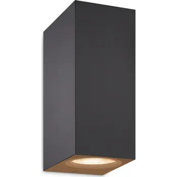 Nástěnné svítidlo WiZ Up&Down nástěnné LED svítidlo 2xGU10 4,7W 345lm 2200-6500K RGB IP20, černé