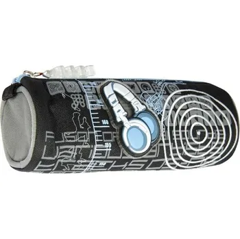 Penál Školní penál pro kluky ovál Music 025818