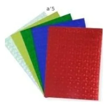 Set školních potřeb Tektura A4 gładka hologramowa 5 kolorów