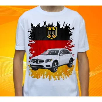 Pánské tričko tričko Mercedes Benz GLC S (triko s osobním autem)