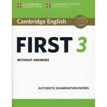 Cizí jazyk Cambridge English First 3 Student's Book without Answers