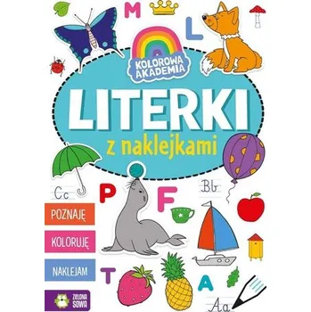 Bystrá hlava Kolorowa Akademia. Literki z naklejkami - praca zbiorowa