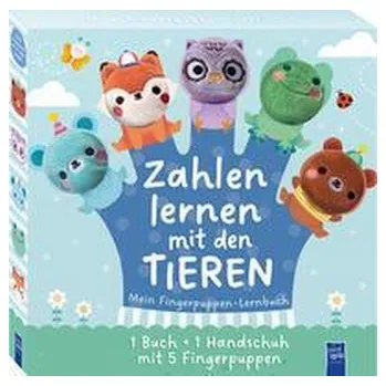 První čtění Mein Fingerpuppen-Lernbuch - Zahlen lernen mit den Tieren - Bunny, Luli