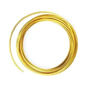 Set školních potřeb Drucik metalowy złoty 2mm 5m