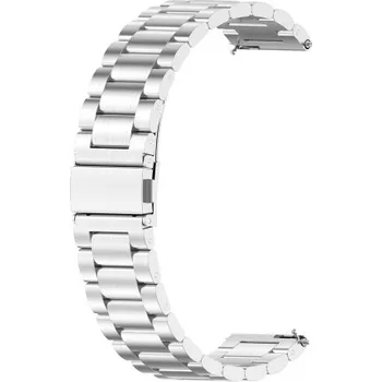 Ostatní příslušenství k chytrým hodinkám VSECHNONAMOBIL 38491 Kovový řemínek Huawei Watch GT 3 46mm / GT 3 SE / GT Runner stříbrný