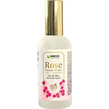 INBYO Přírodní květová voda z bulharská růže 100 ml Sklo