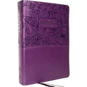 KJV, The Woman's Study Bible, Purple Leathersoft, Red Letter, Full-Color Edition, Comfort Print