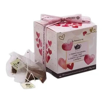 ARÔME Čaj v krabičce, černý, 2 příchutě po 5 kusech Love