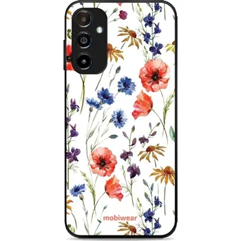 Pouzdro na mobilní telefon Lesklý kryt Mobiwear Glossy - Samsung Galaxy A14 5G / LTE - G032G - Luční kvítí (Prémiové lesklé pouzdro, obal, kryt Mobiwear Glossy na mobil Samsung Galaxy A14 5G / LTE - G032G - Luční kvítí, materiál Plast + TPU silikon - krytí po všech stranách,)