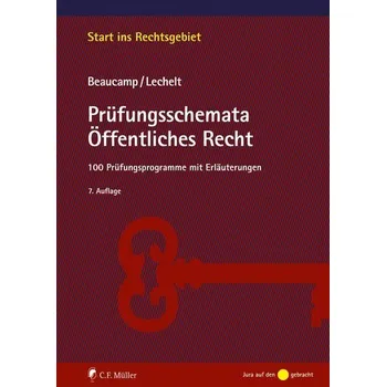 Prüfungsschemata Öffentliches Recht - Beaucamp, Guy [DE] (2023, Brožovaná, Müller C.F.)