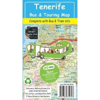 Encyklopedie Tenerife Bus & Touring Map - Davis, Charles; Kostura, Jan