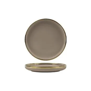 Talíř Talíř dezertní Berlotti hnědý 20cm