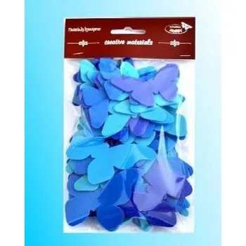 Set školních potřeb Motyle tonacja niebieska 52szt