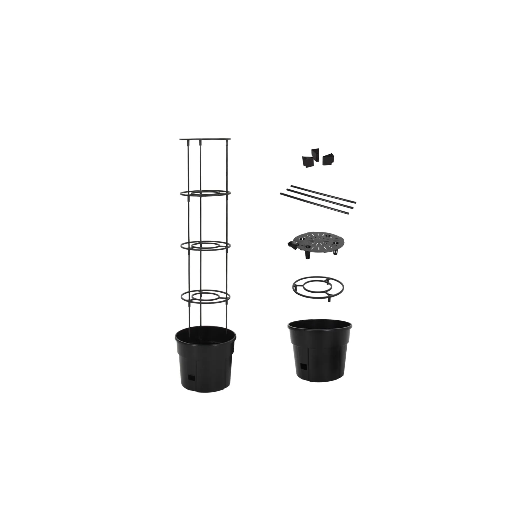Fotografie 2 - Květináč Prosperplast Tomato Grower 29,5 cm antracitový