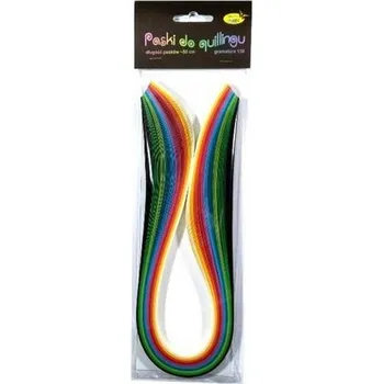 Set školních potřeb Paski do quillingu 10mmx50cm kolorowe 100szt