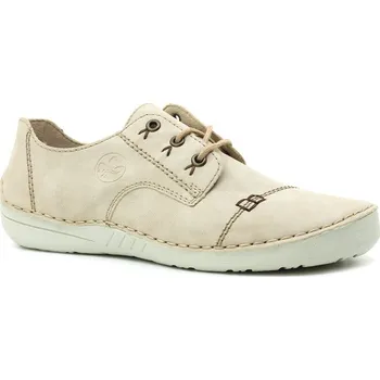 Dámské polobotky RIEKER 52520-62 beige, dámské polobotky vel.40