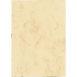 Dekorativní papír Sigel A4,200g,motiv mramor béž.