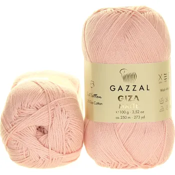 Příze Gazzal Giza Matte 5591 světlounce růžová