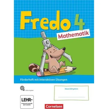 Cizí jazyk Fredo Mathematik 4. Schuljahr. Ausgabe A - Förderheft mit interaktiven Übungen online