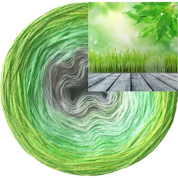 Příze Duhové klubko Lávka Hmotnost: 200 g