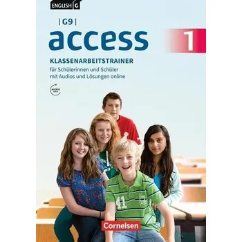 Cizí jazyk English G Access - G9 - Band 1: 5. Schuljahr - Klassenarbeitstrainer mit Audios und Lösungen online