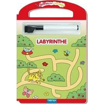 První čtění Trötsch Labyrinthe Schreib und Wisch Weg mit Stift