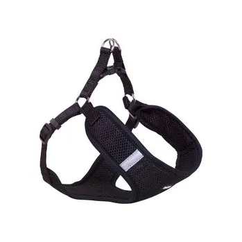 Obojek pro psa Nobby hrudní postroj MESH REFLECT černá M