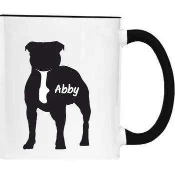 Hrnek malý barevný s potiskem Staffbul jméno