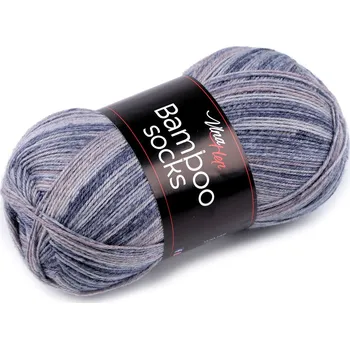 Příze Vlna-hep Bamboo Socks modrošedá