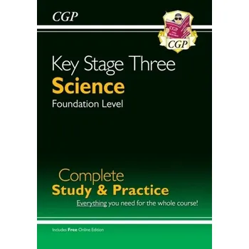 Anglický jazyk New KS3 Science Complete Study & Practice - Foundation (with Online Edition) - CGP Books