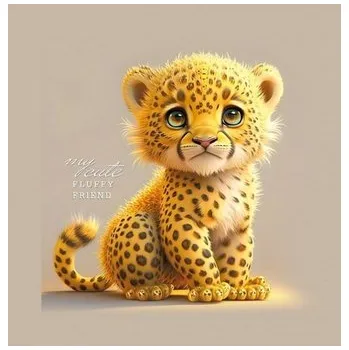 Set školních potřeb Notatnik ozdobny 100x100/48K gładki TW Gepard