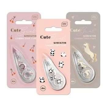 Set školních potřeb Korektor w taśmie Cute Girl mix