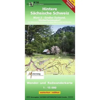 Hintere Sächsische Schweiz 02. 1 : 15 000