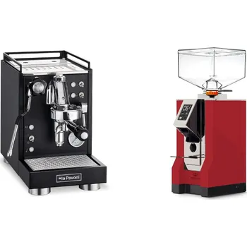 Kávovar La Pavoni Mini Cellini, black + Eureka Mignon Perfetto, CR…