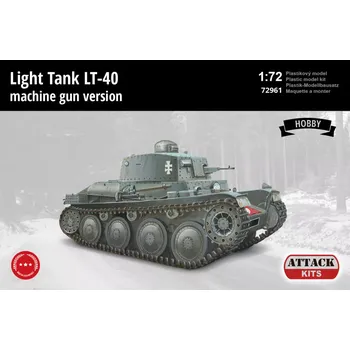 Plastikový model Attack Hobby Kits 1/72 LT-40 Light Tank machine gun version (HOBBY)