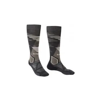 Pánské ponožky Bridgedale Ski Lightweight graphite/bungee L ponožky