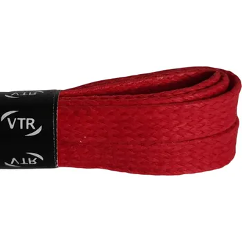 Tkaničky do bot Voskované tkaničky ploché červené, délka 70 cm