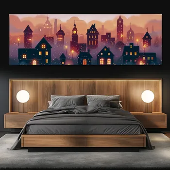 Obraz Obraz na plátně - Když v Coventry chumelí FeelHappy.cz Velikost obrazu (šířka x výška): 60 x 20 cm