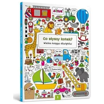 První čtění Co słyszy kotek? Wielka księga dźwięków - Lieselot Versteeg