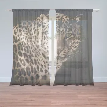 Záclona Záclony Levhart: 2 ks - 150x250 cm - Sablio