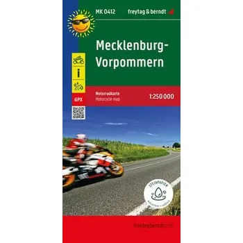 Mecklenburg-Vorpommern, Motorradkarte 1:250.000, freytag & berndt