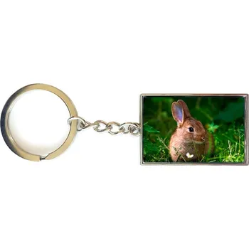 E-myslivost Myslivecký přívěšek - klíčenka Zajíc