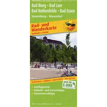 Bad Iburg - Bad Laer - Bad Rothenfelde - Bad Essen, Sassenberg - Warendorf 1:50 000