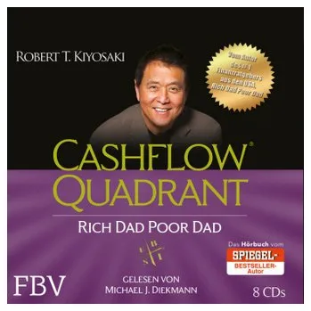 Populárně naučná literatura pro dospělé Cashflow Quadrant: Rich Dad Poor Dad, 8 Audio-CDs - Kiyosaki, Robert T.