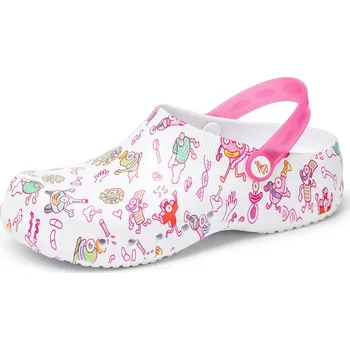 Pracovní obuv 2P Servis Pantofle Enjoy Bílá/Potisk 41