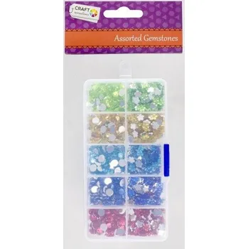 Umění Dekorační kamínky v plastovém boxu