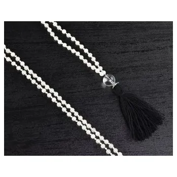 Náhrdelník Asijský růženec - zelený korálek 4 mm