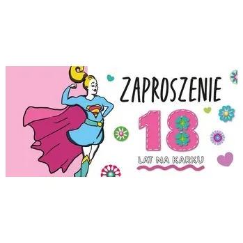 Set školních potřeb Zaproszenie Urodziny 18 - Dziewczyna (5szt)
